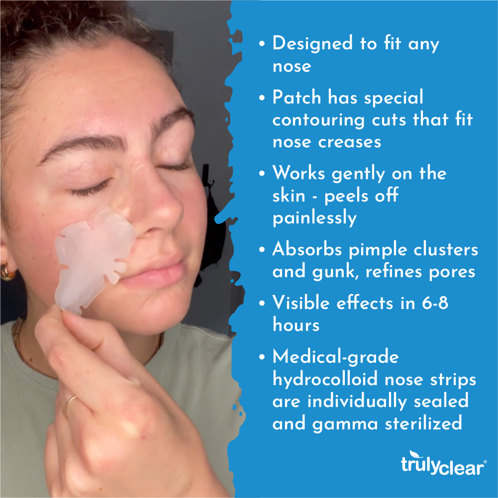 Truly Clear Hydrocolloid Nose Patches