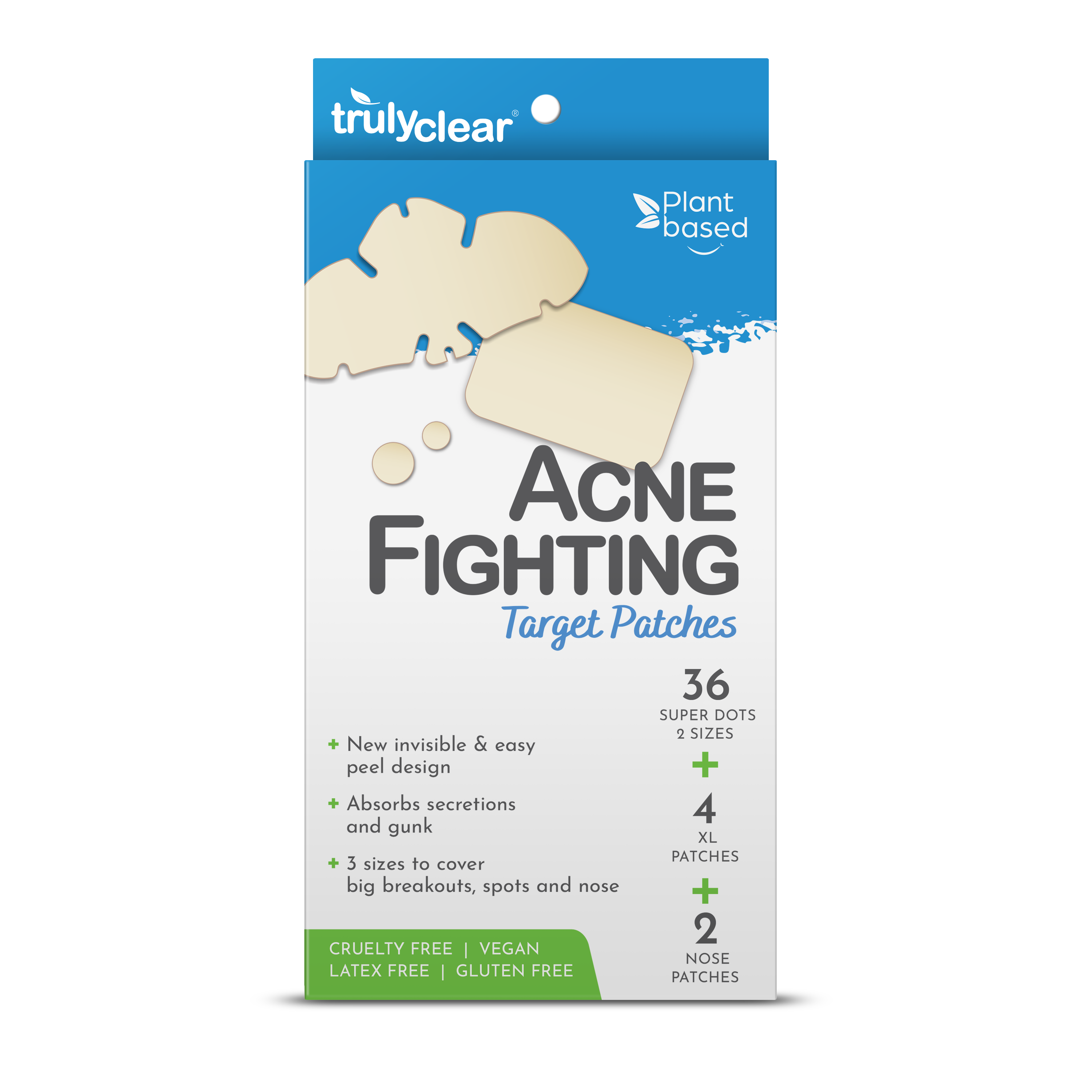 Truly Clear Hydrocolloid Target Patches